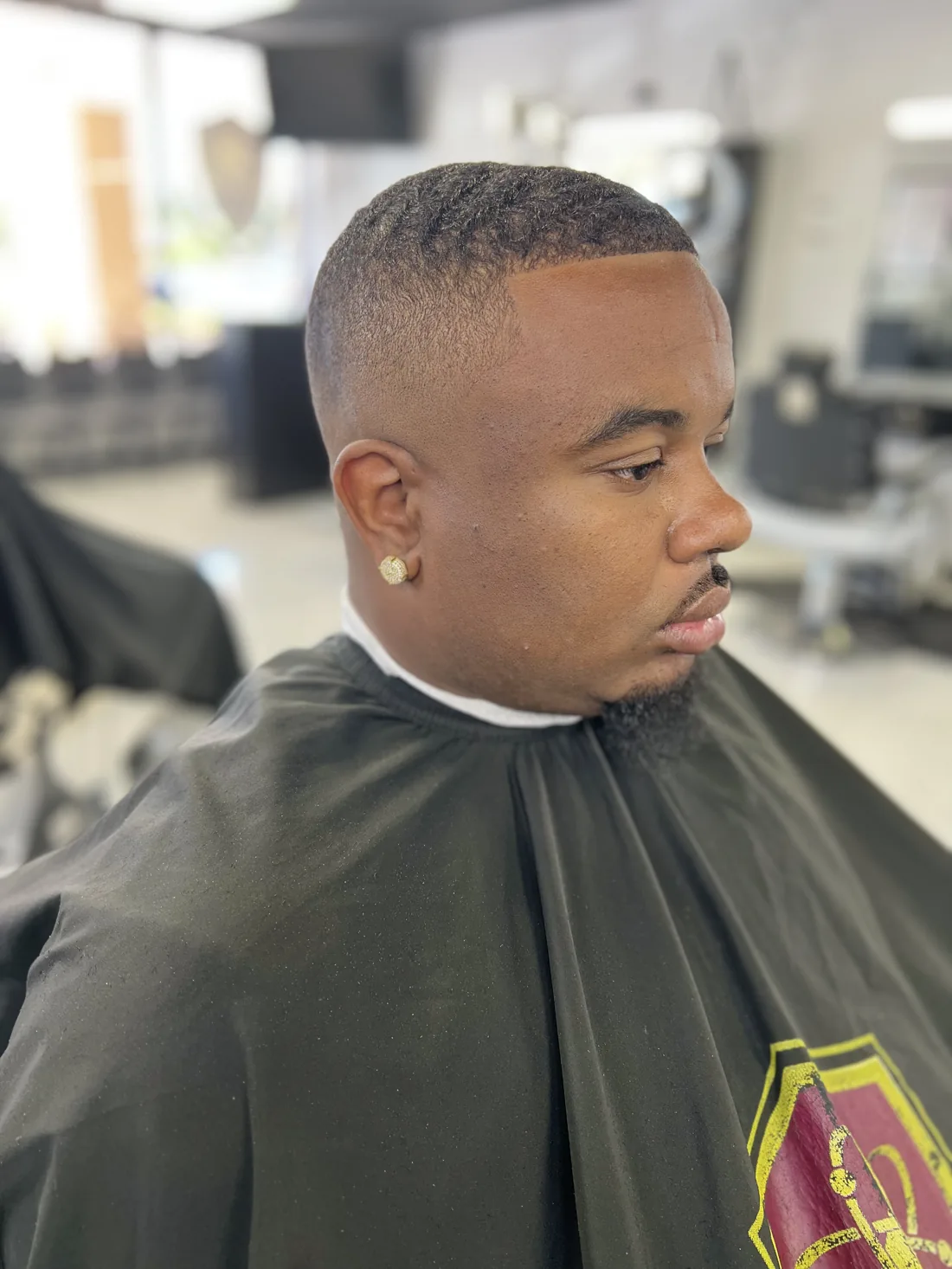 Taper fade and razor line-up in Tampa